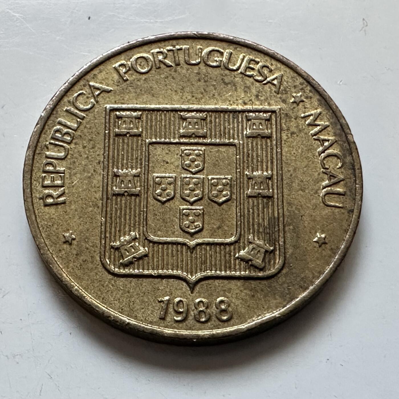 🌹外币初藏🌹🐯2025年第135场  每周二四六晚8️⃣点 接代拍 澳门1988年福字一毫