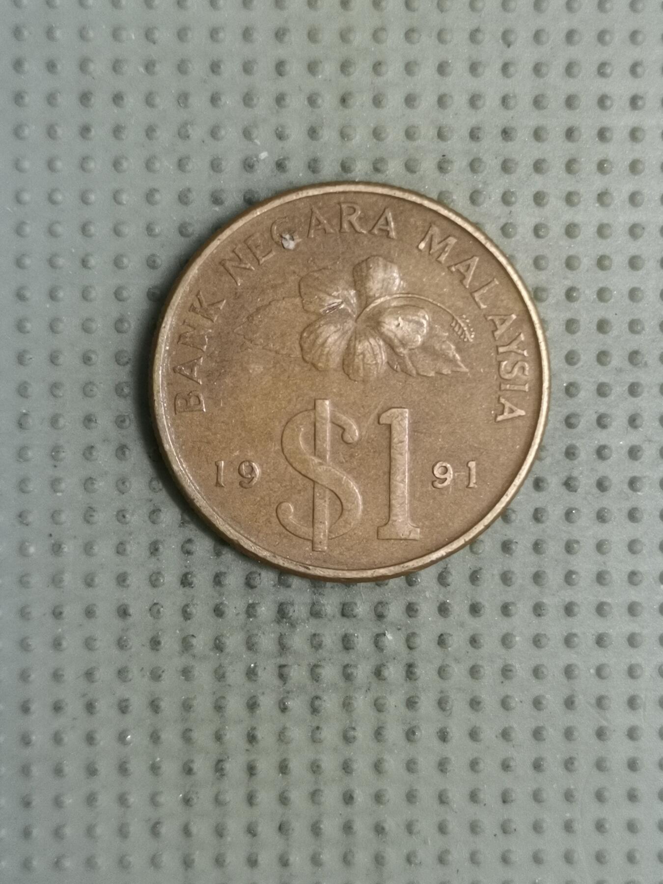 2025年第126场各国散币拍卖（总第126场） 马来西亚1991年1林吉特