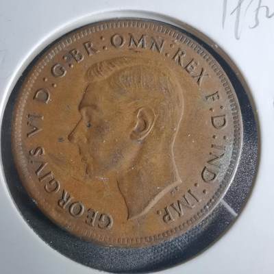 沼泽如烟--第919场 - 澳大利亚1938年1便士