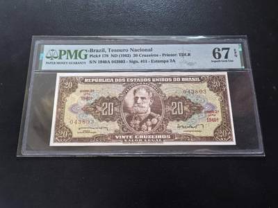 Triple S 第68期 - 1962巴西20克鲁塞罗，精美