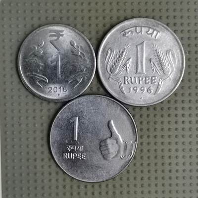 2025年第126场各国散币拍卖（总第126场） - 印度1卢比3枚