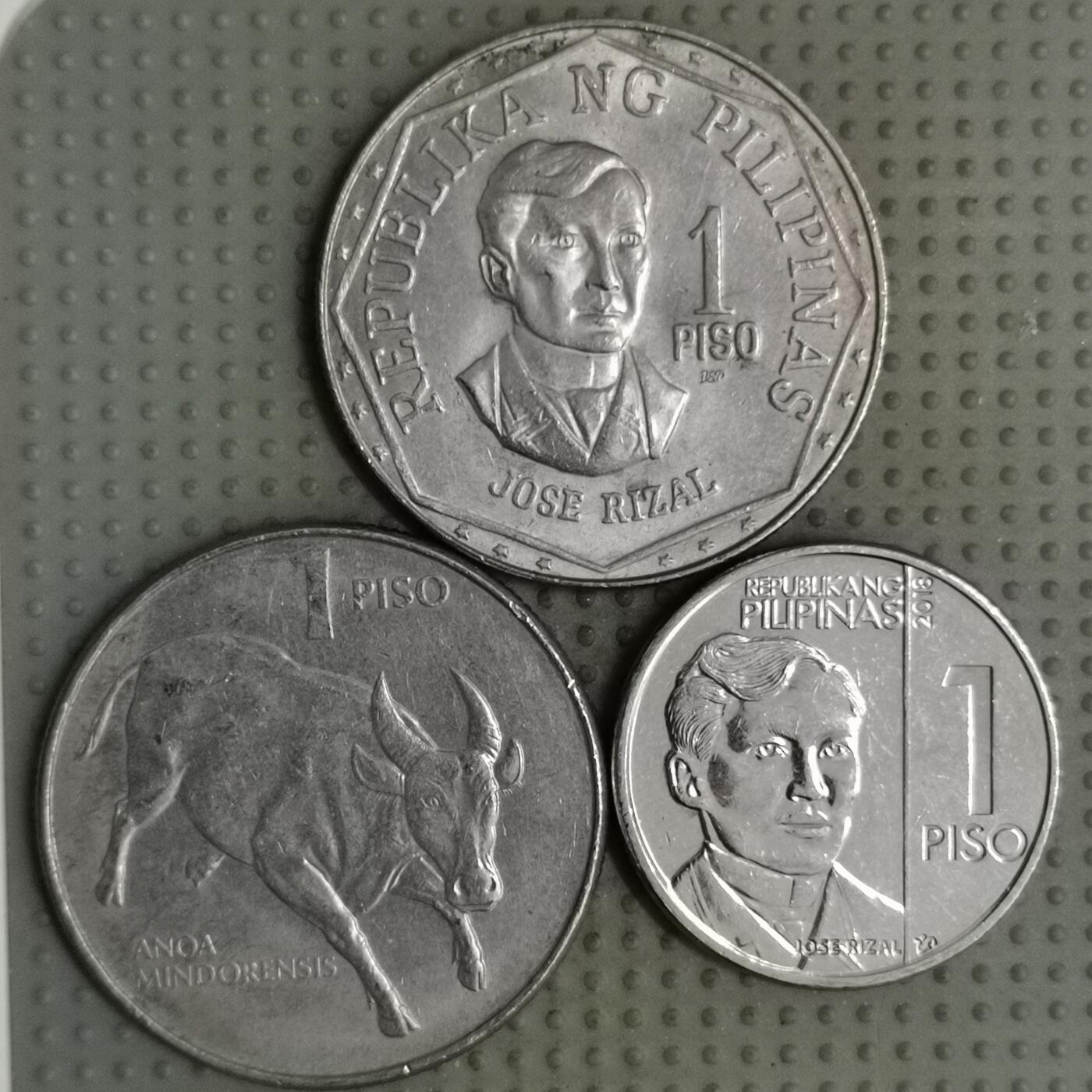 2025年第126场各国散币拍卖（总第126场） 菲律宾1比索3枚不同版本