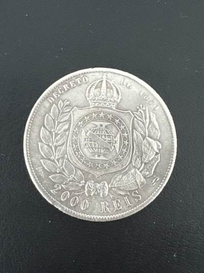 ❤️【币观天下】❤️ 第333期钱币拍卖- 2025.12.5周五晚上6点半场-长期征集拍品 - 巴西1889年银币