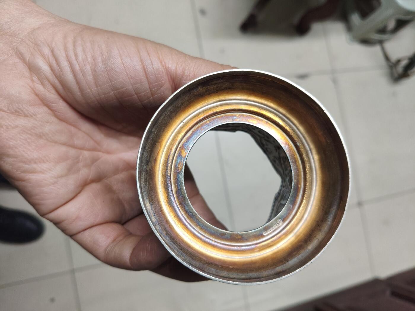 老银件 厚重苏联镀银老杯托