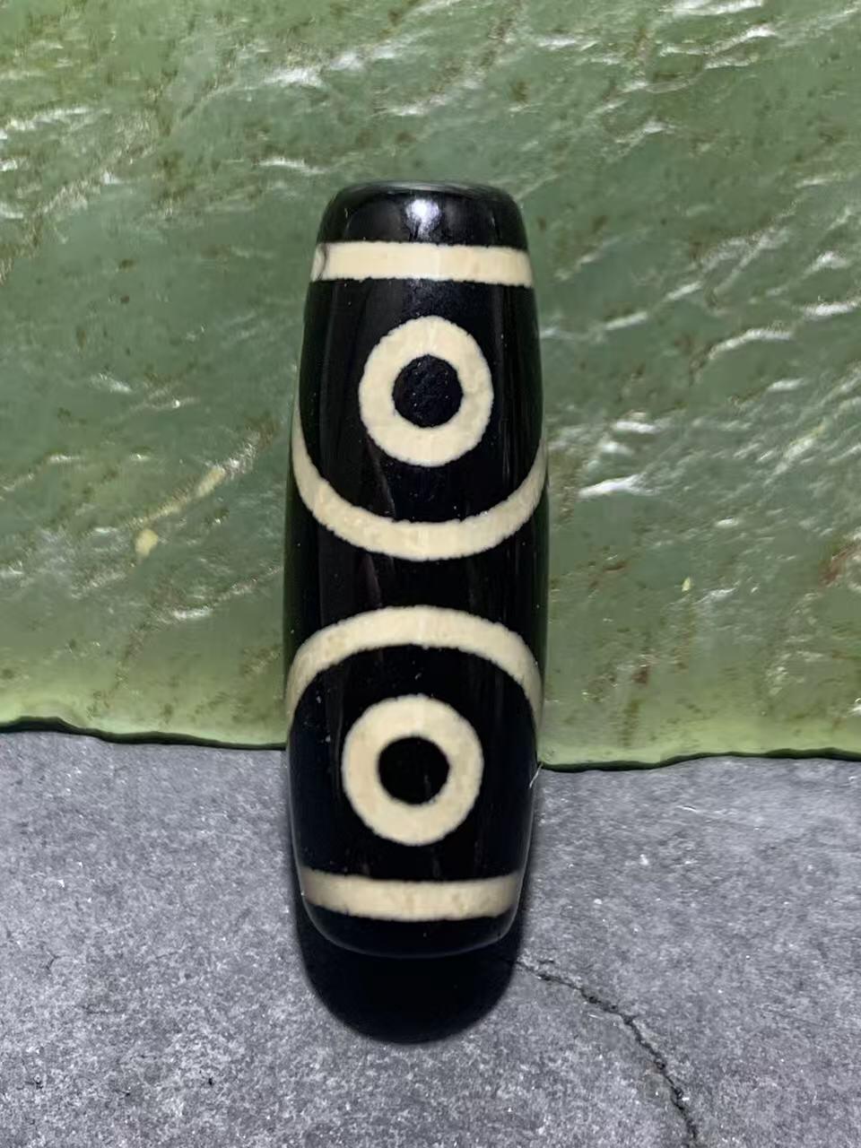 仅此一颗，精品藏传三眼天珠一颗，