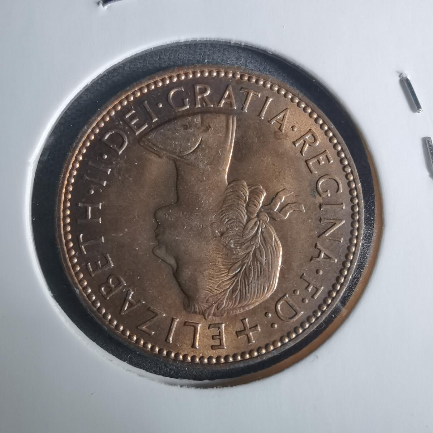 沼泽如烟--第919场 英国1965年半便士