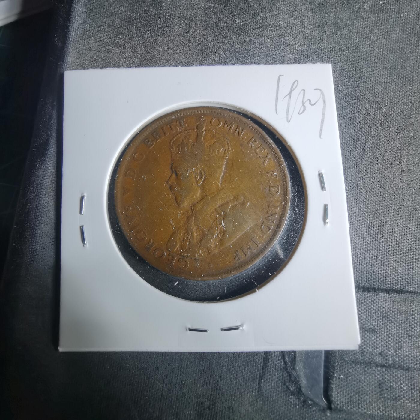 沼泽如烟--第919场 澳大利亚1922年1便士