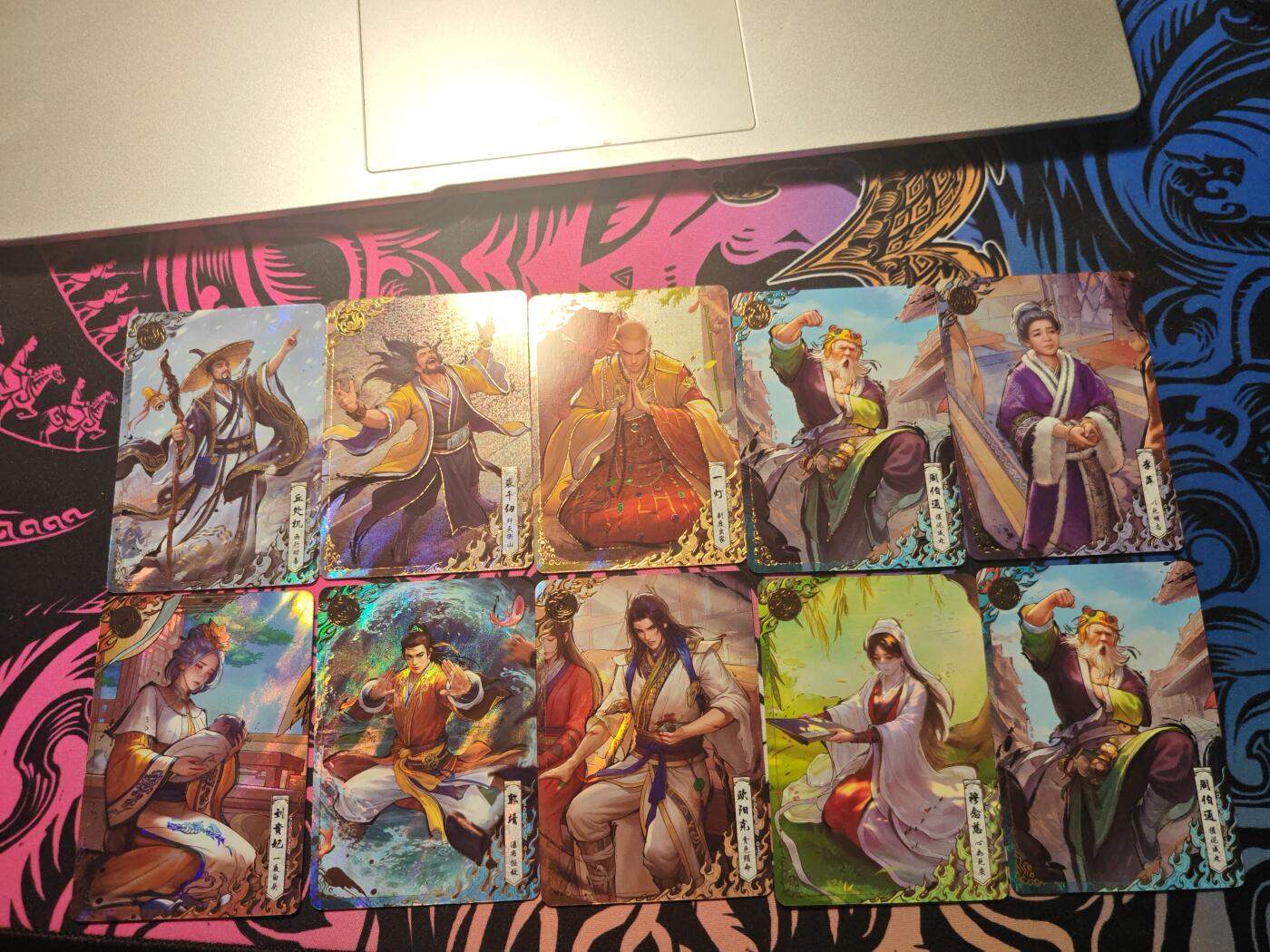 卡牌实验室开始第五次实验 【朱雀】卡游金庸侠客令下×54