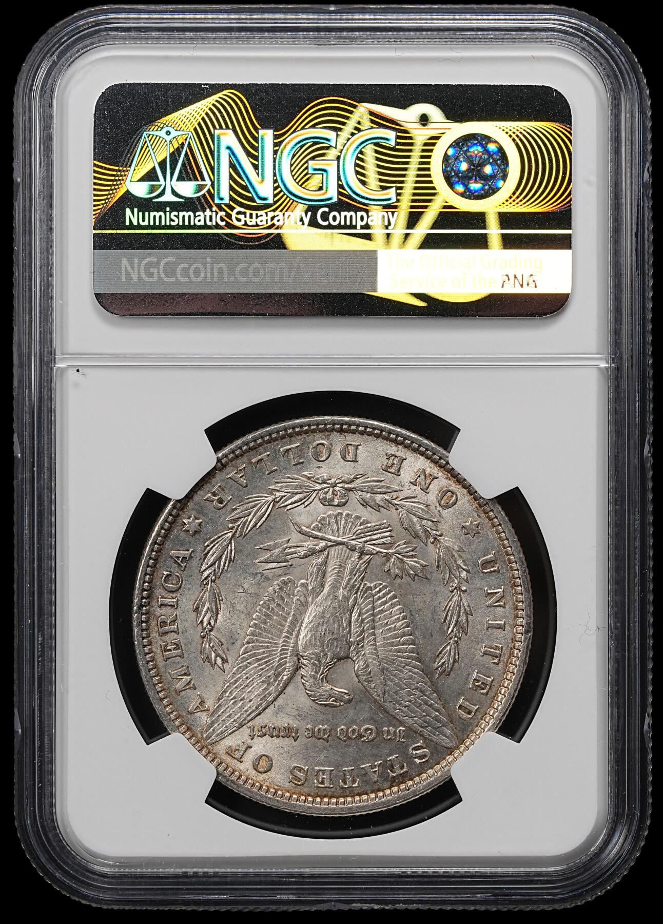 修遠堂世界钱币第九十六期 NGC MS62 1880年美国摩根大银币