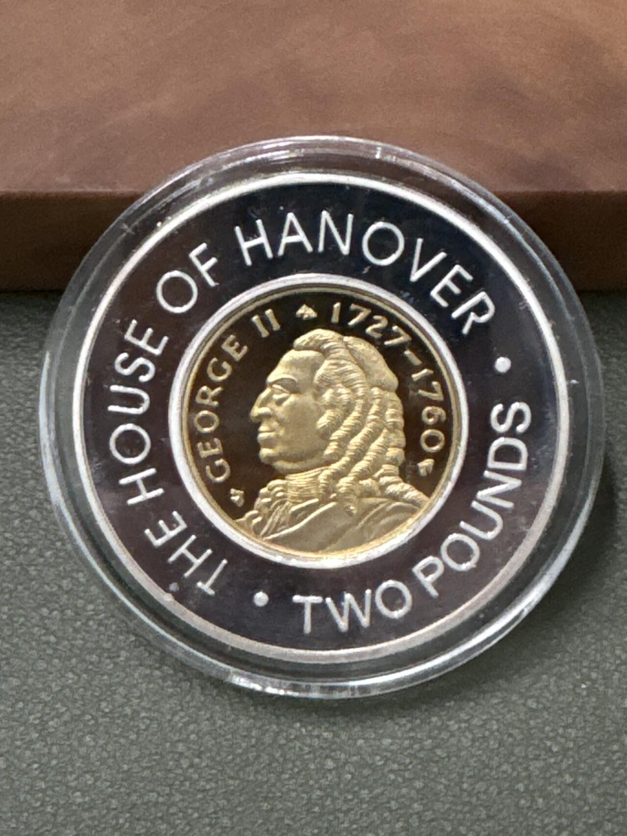 ❤️【币观天下】❤️ 第333期钱币拍卖- 2025.12.5周五晚上6点半场-长期征集拍品 格恩基子母币1727-1760年乔治二世