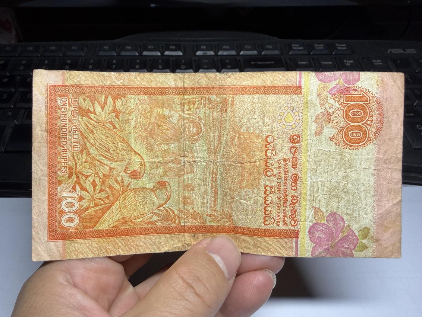 2025年集古藏今外币拍卖第十期-第10场—（总第290拍-纸币专场），本期拍完结算一次，发货时间2-3天，休息几天后继续新的一期拍卖。 2005年斯里兰卡100卢比