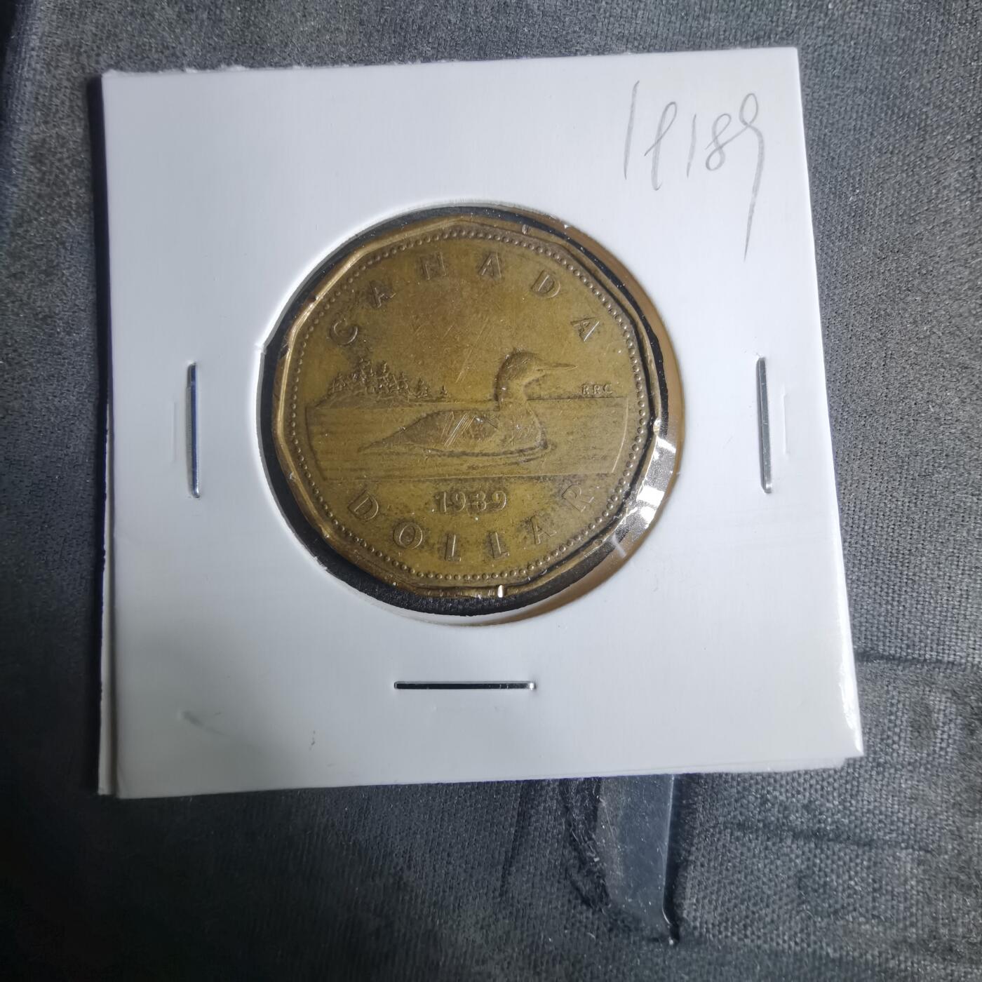 沼泽如烟--第919场 加拿大1989年一元