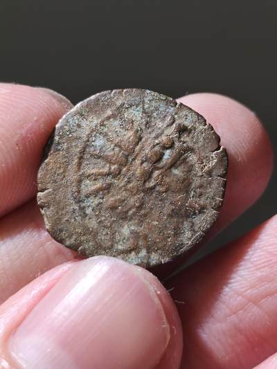 星盘世界钱币十二月六日古典币专场 - 希腊化塞琉古帝国 安条克八世头戴芒冠铜币 背面是埃及式站鹰 前121-96年