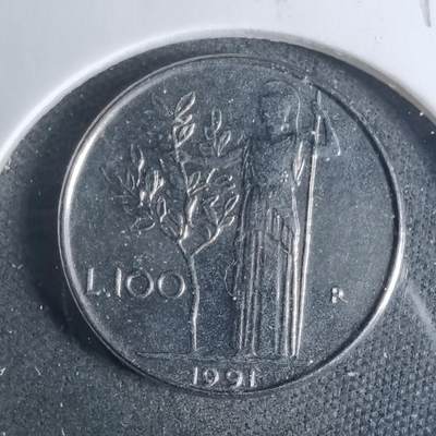 沼泽如烟--第919场 - 意大利1991年100里拉小型