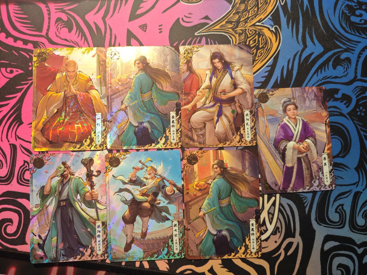 卡牌实验室开始第五次实验 【朱雀】卡游金庸侠客令下朱雀卡×44