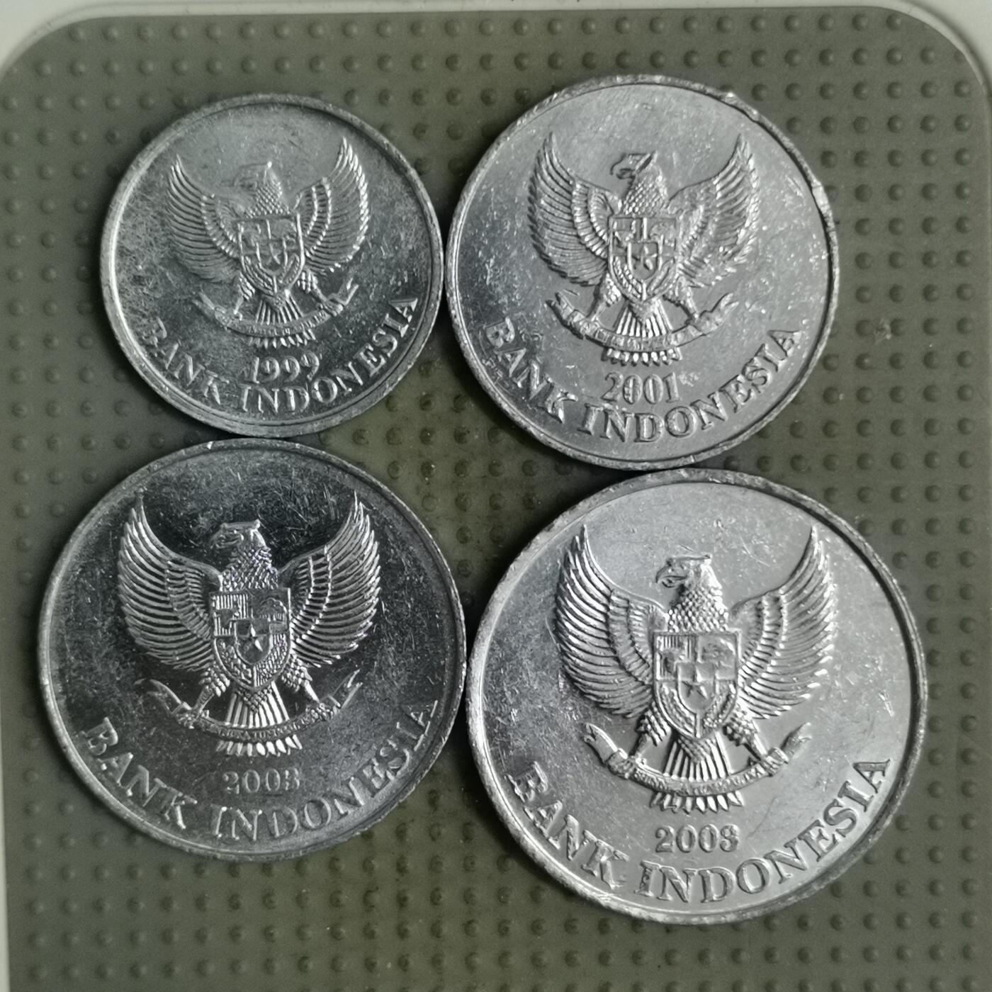 2025年第126场各国散币拍卖（总第126场） 印度尼西亚铝币4枚