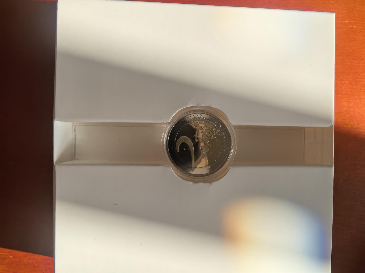 长老汇蛇年精选第七十八场拍卖 2022芬兰气候研究2欧元精制双色币，盒证全，5500枚