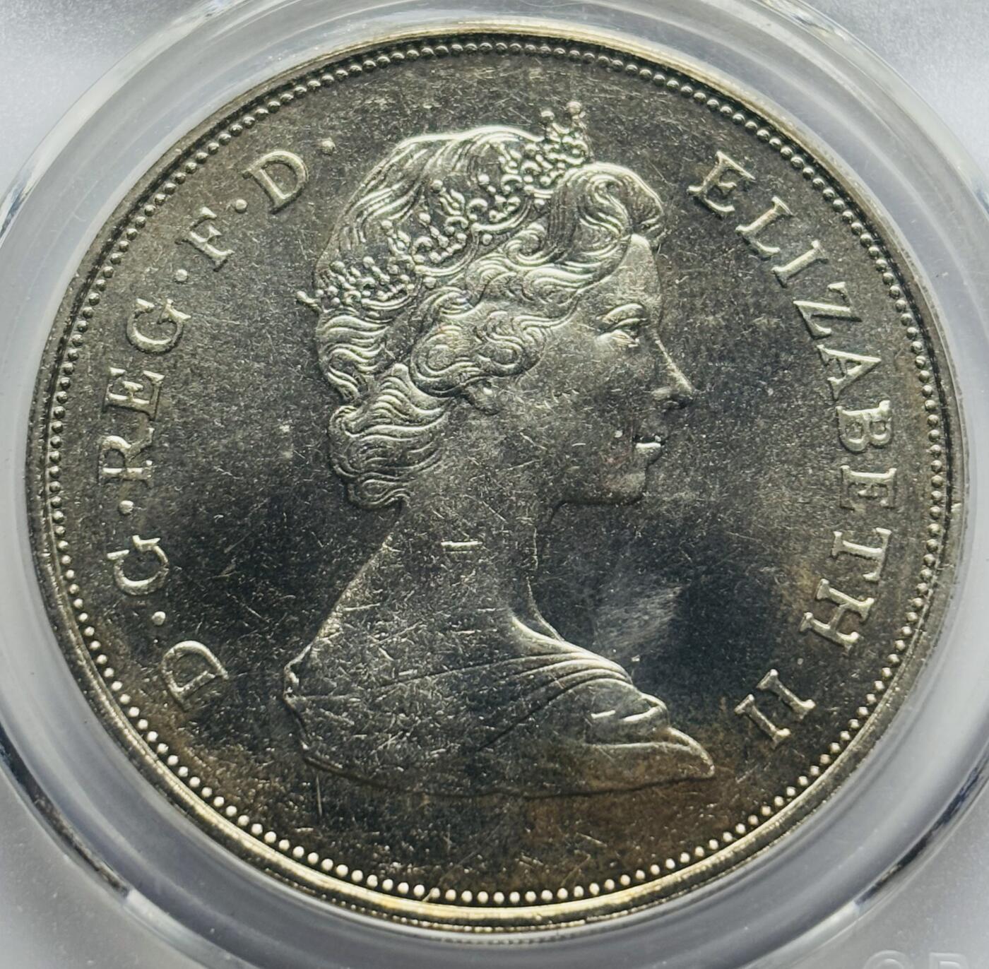 文馨钱币收藏第 283 场，【大雪鉴珍，寒英缀金】金银纪念币精品场，诚邀您的参与【长期接代拍品】 1981 年 英国威尔士亲王大婚纪念镍币 查尔斯&黛安娜新婚纪念公博评级MS65