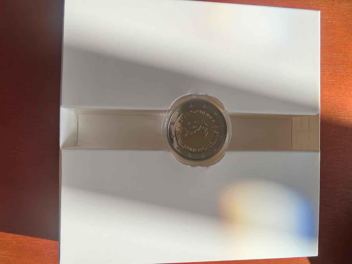 长老汇蛇年精选第七十八场拍卖 2022芬兰气候研究2欧元精制双色币，盒证全，5500枚