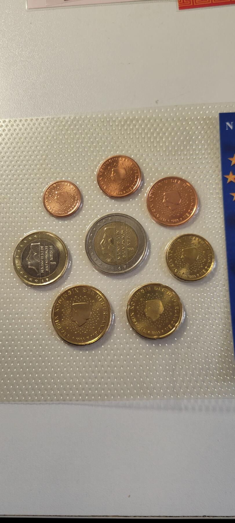 2025第二十五期 荷兰1999年欧元一套清年份