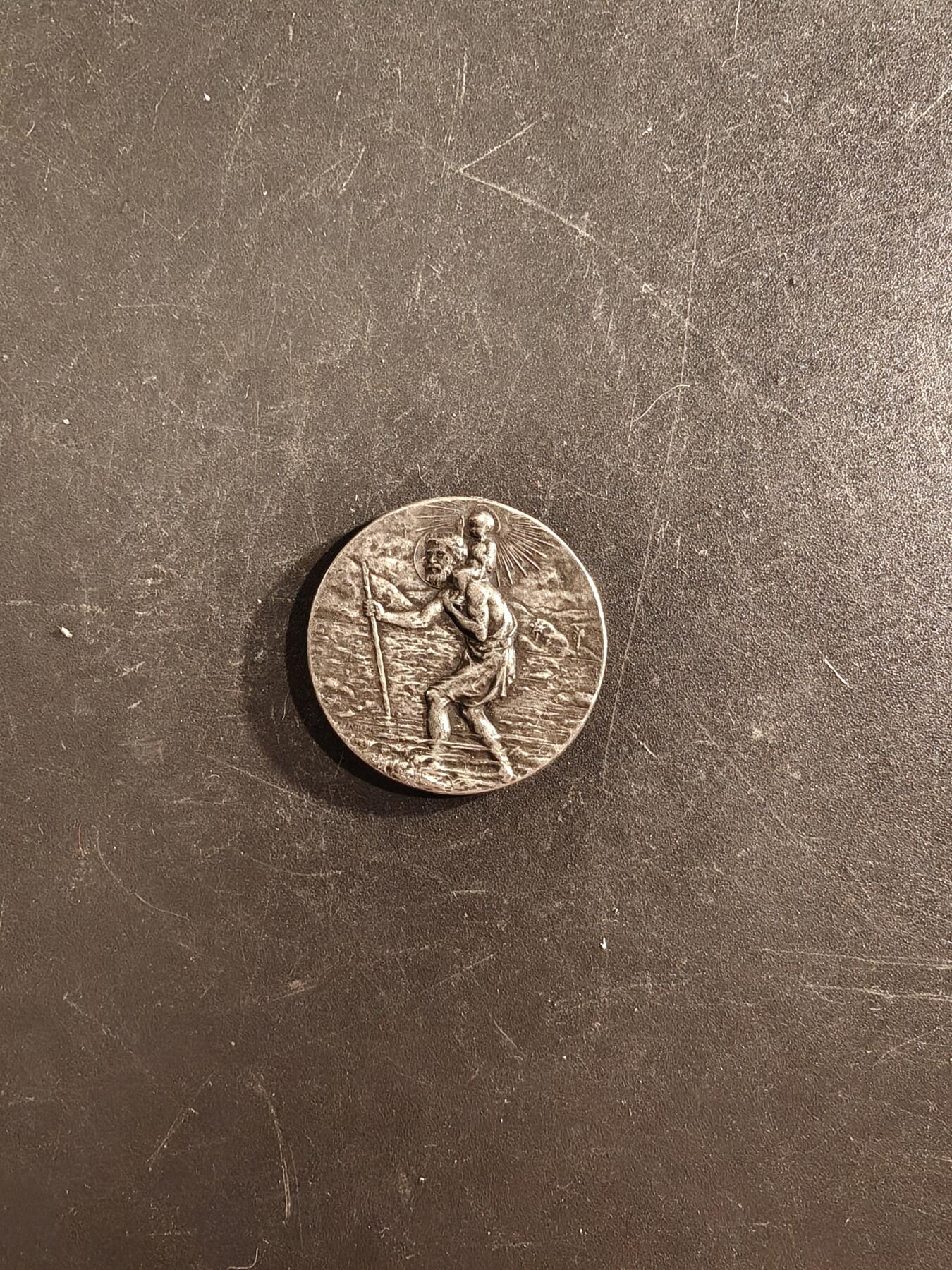 老王徽章第167期 法国天主教会圣克里斯托弗纪念章