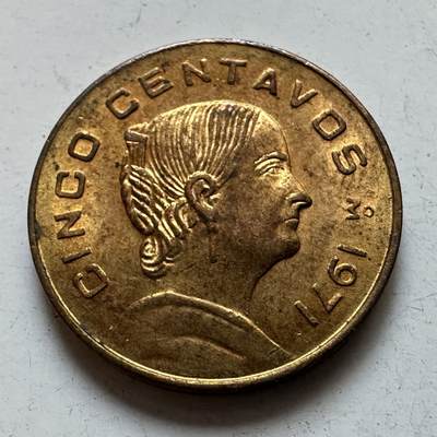 🌹外币初藏🌹🐯2025年第135场  每周二四六晚8️⃣点 接代拍 - 墨西哥1971年五分