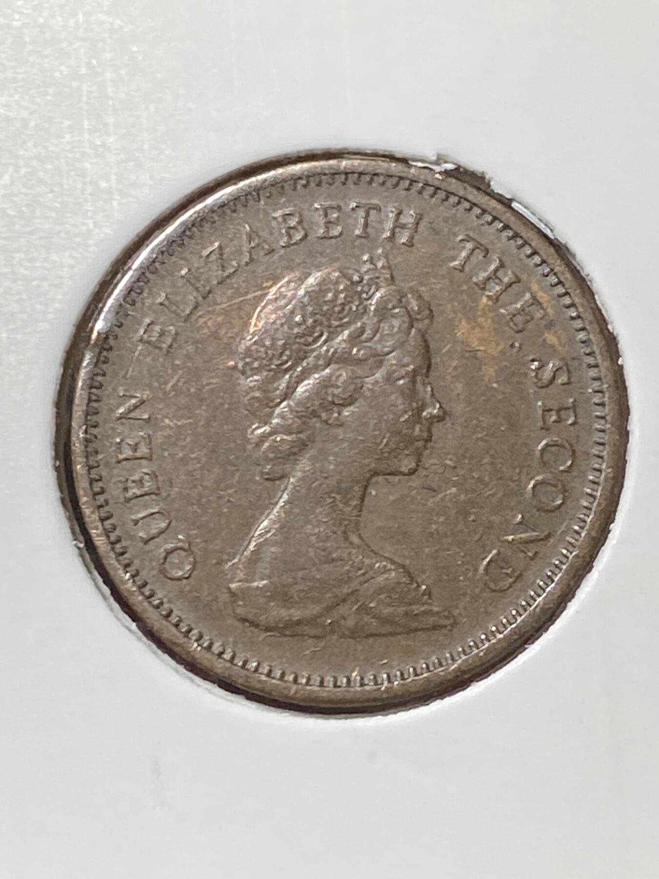 2025年第一百三十三场(总第一百五十九场）外国好品纸夹散币场(免佣金) 英属泽西岛🇯🇪1971年半便士(伊丽莎白二世中年花冠第一套，首发年)