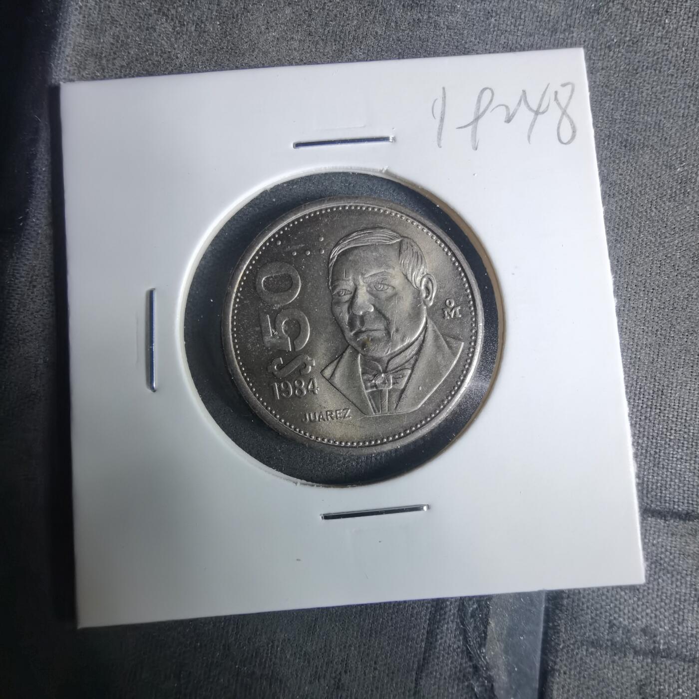 沼泽如烟--第919场 墨西哥1984年50比索