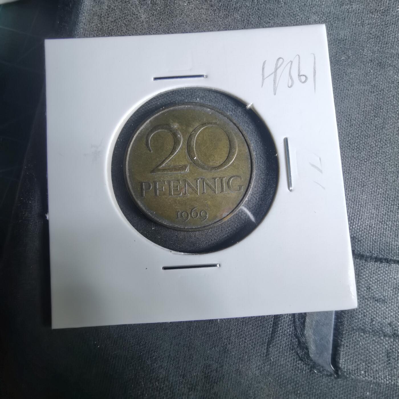 沼泽如烟--第919场 东德1969年20芬尼