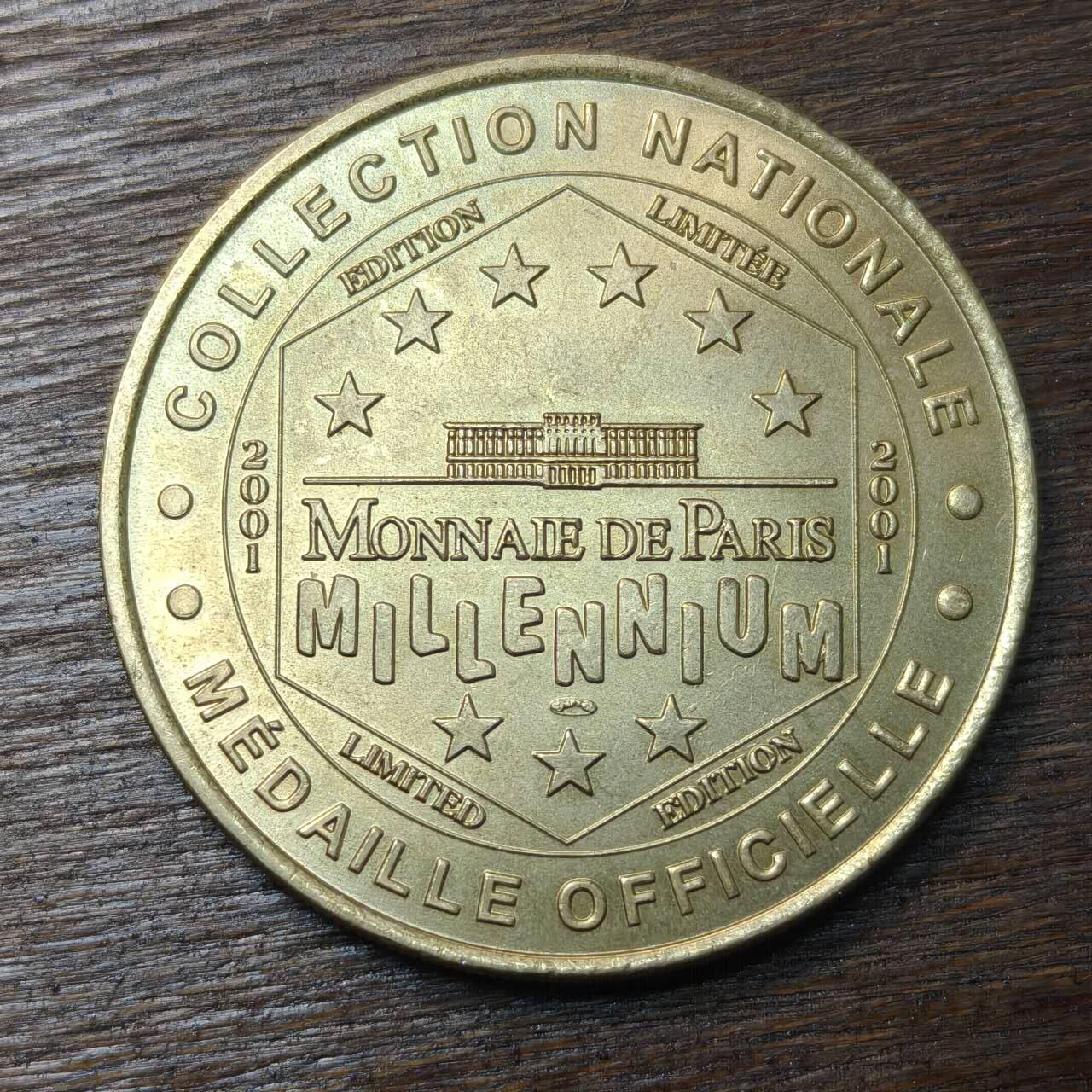 【铜匠收藏】★第134场★散币场，无佣金，30包邮。不满30元，支付5元运费。《接受代拍 代送NGC评级》 2001年法国巴黎造币厂铜章