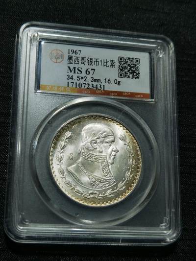 天下钱庄专场欢迎参拍 - 墨西哥一比索银币