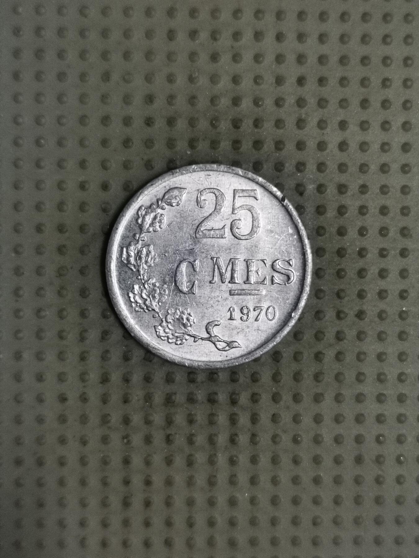 2025年第129场各国散币拍卖（总第129场） 卢森堡1970年25分