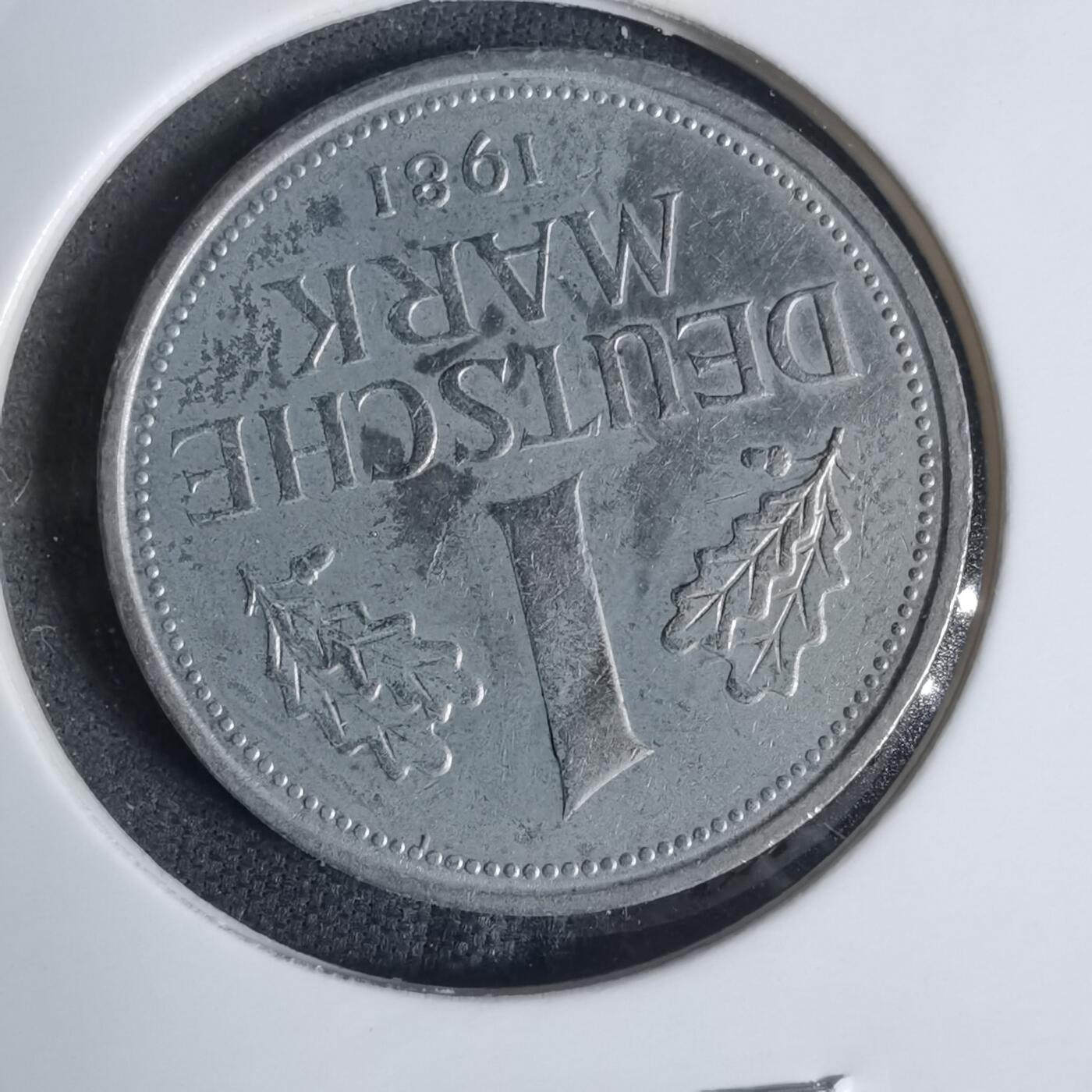 沼泽如烟--第920场 德国1981年1马克