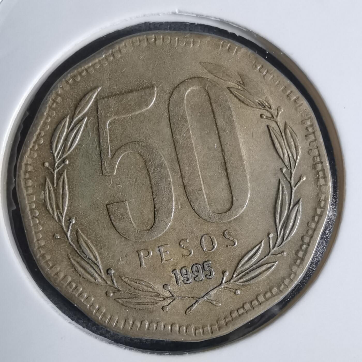 沼泽如烟--第920场 智利1995年50比索