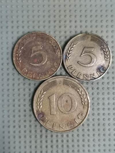 2025年第129场各国散币拍卖（总第129场） - 德国1950年3枚