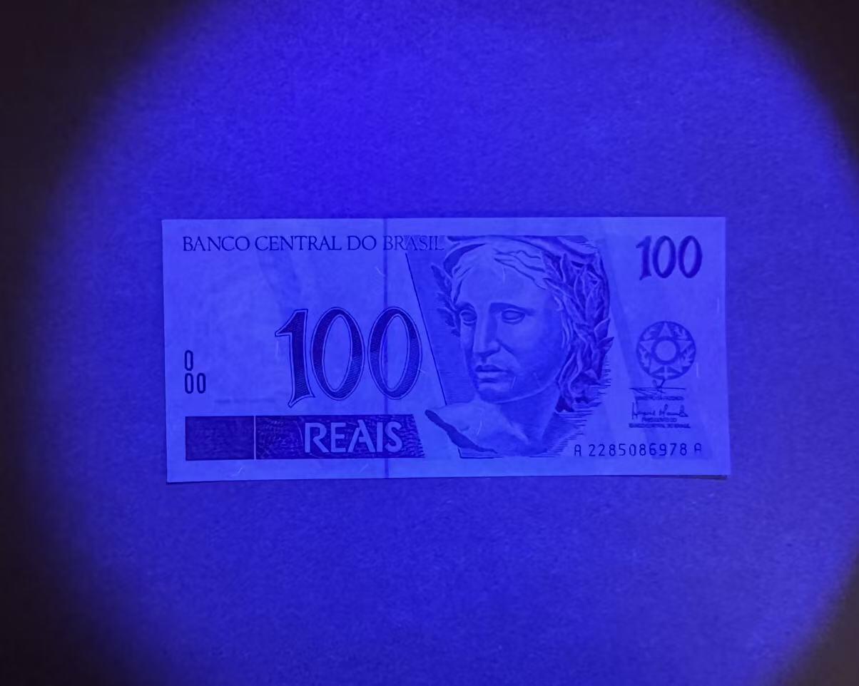 【Blue Auction】世界纸币精拍第758期——18级TOP拍卖/信誉/品质/专业/高效💫 【AA冠】巴西 100雷亚尔 全新UNC