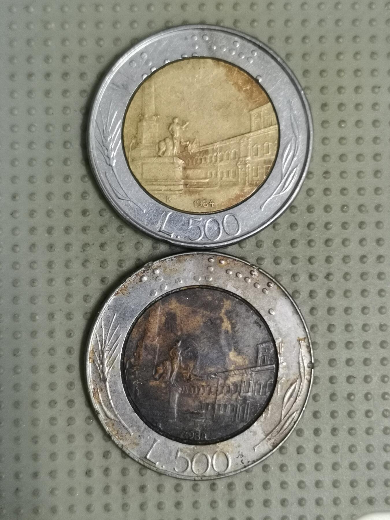 2025年第129场各国散币拍卖（总第129场） 意大利500里拉2枚