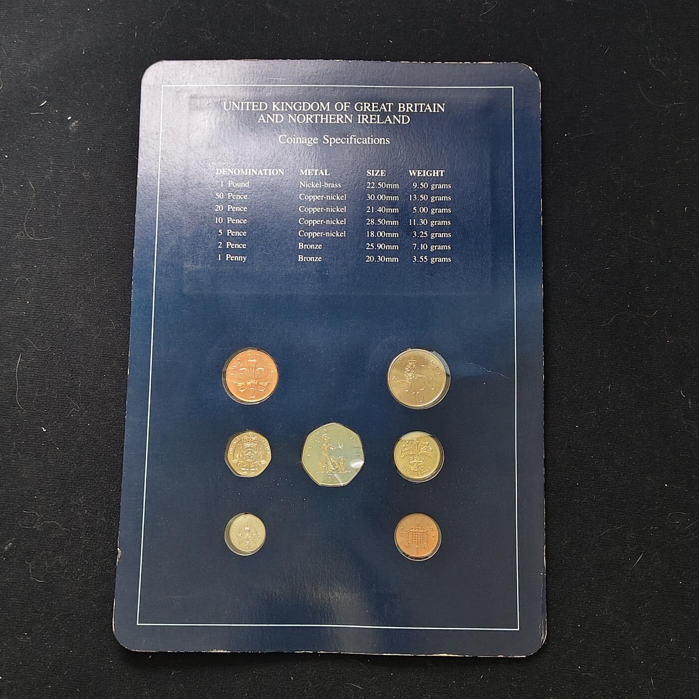 【全场包邮】纯粹捡漏拍482场（免费代拍第19场）-币封+套装+富兰克林（注意佣金） 【富兰克林·世界各国硬币系列邮币卡】大不列颠及北爱尔兰联合王国（英国）-含苏格兰蓟花1镑