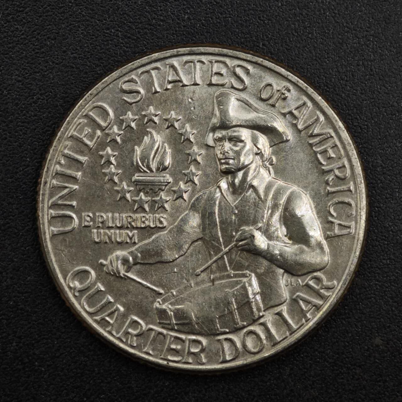 【淘币小摊】实时拍第八百一十七拍   散币场   满百包邮可预留二周 每周一统一发货   美国1976年建国200周年25分纪念币