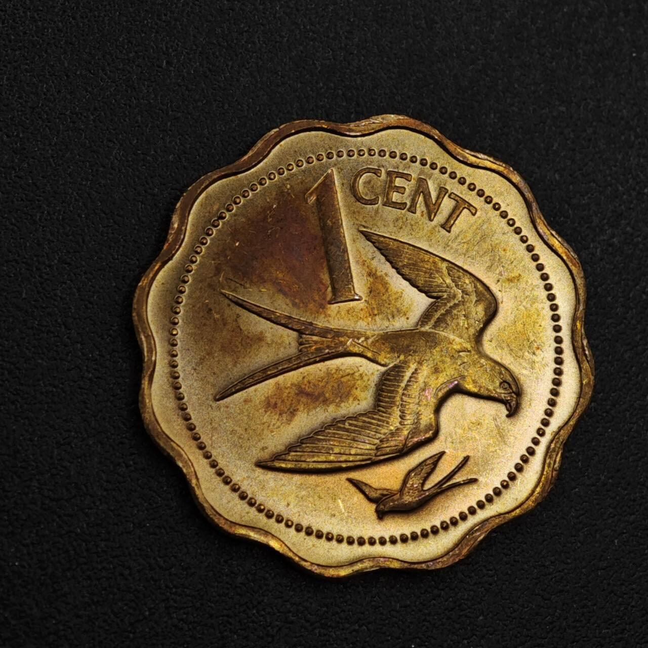 【淘币小摊】实时拍第八百一十七拍   散币场   满百包邮可预留二周 每周一统一发货   伯利兹1975年一分铜币