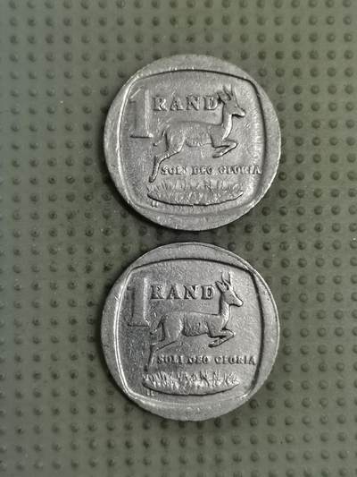 2025年第128场各国散币拍卖（总第128场） - 南非1兰特2枚