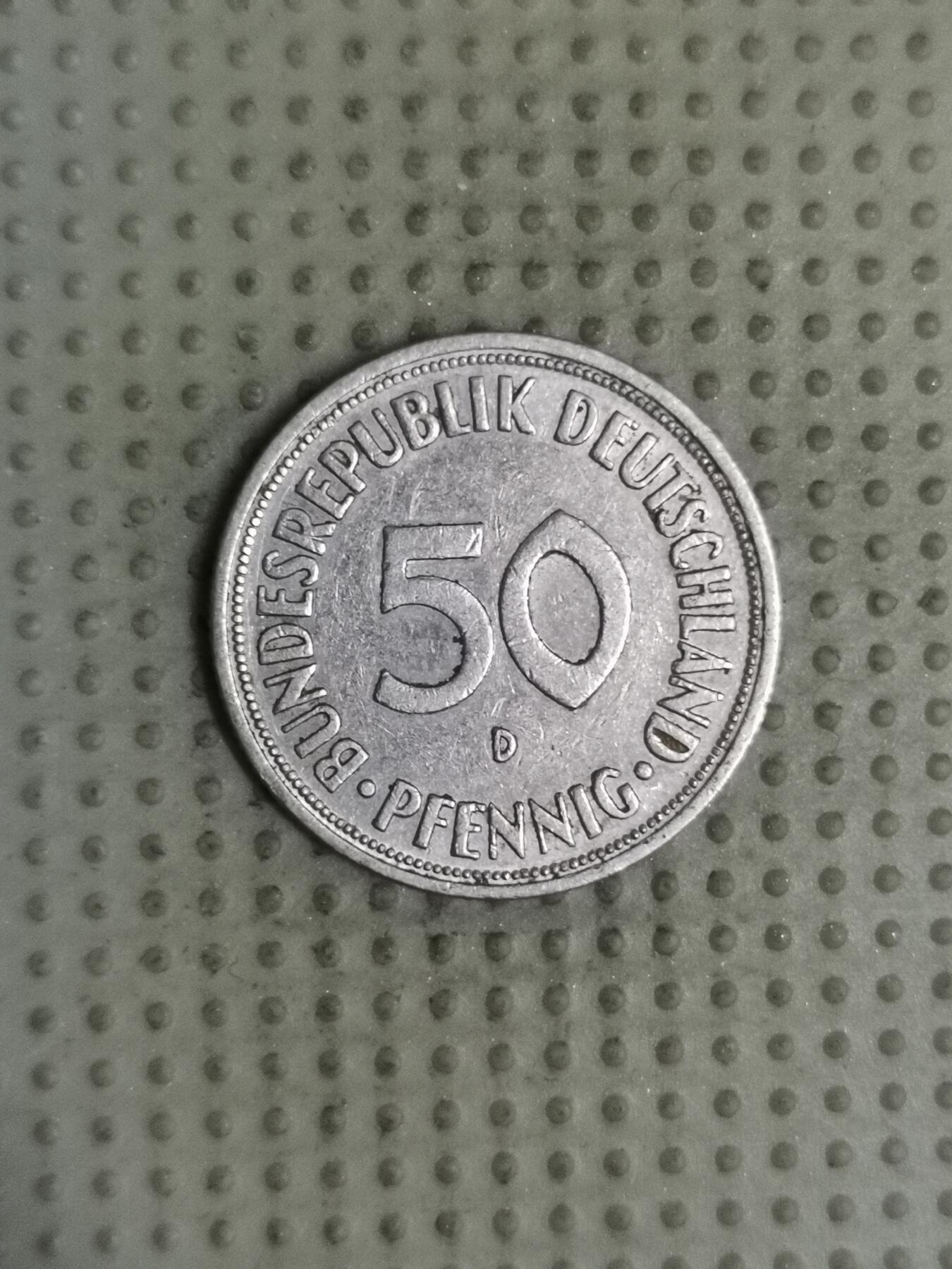 2025年第129场各国散币拍卖（总第129场） 德国1950年50芬尼