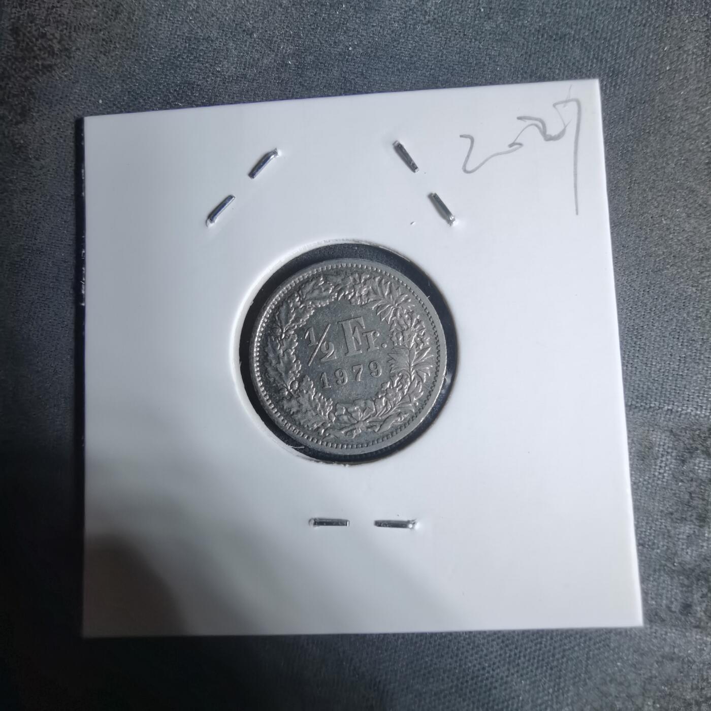 沼泽如烟--第920场 瑞士1979年半法郎