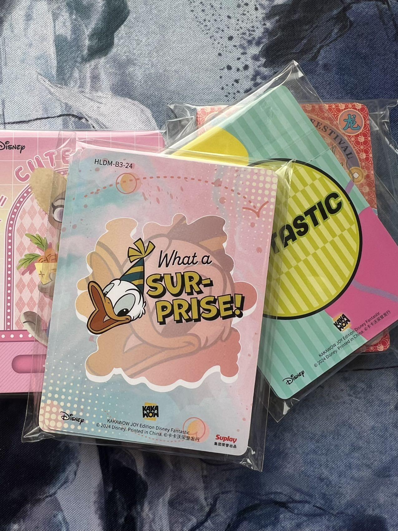 【随心含颖卡拍51期】卡游/集卡社/卡卡沃 抽卡机专场拍卖【无佣金】 卡卡沃 迪士尼 disney 系列 4包 60张+