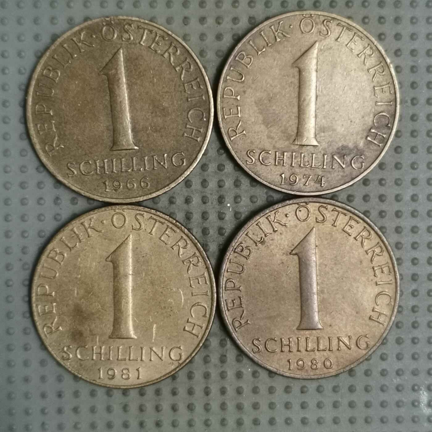 2025年第129场各国散币拍卖（总第129场） 奥地利1先令4枚