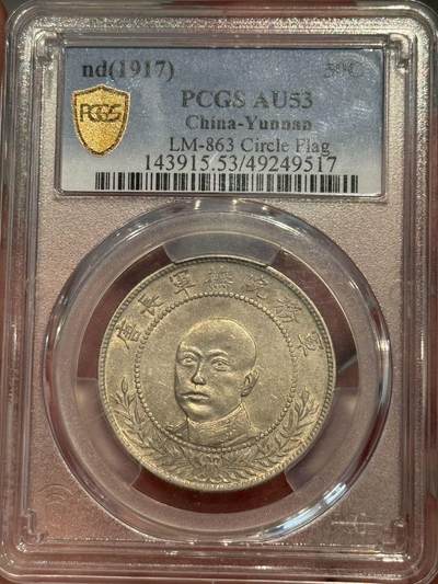 币然PCGS机制币专场第三场 - PCGS AU53唐正
