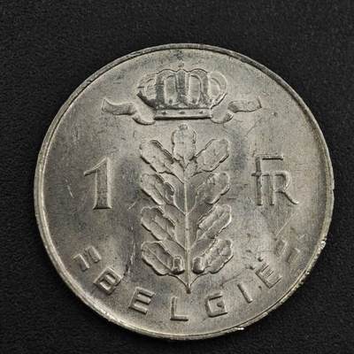 【淘币小摊】实时拍第八百一十七拍   散币场   满百包邮可预留二周 每周一统一发货   - 比利时1972年1法郎镍币