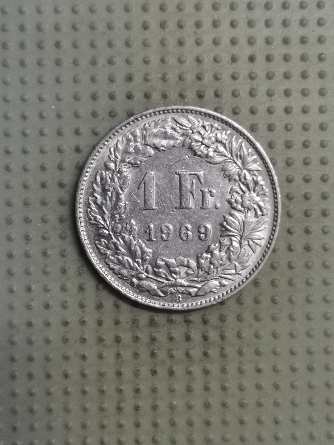 2025年第129场各国散币拍卖（总第129场） 瑞士1969年1法郎