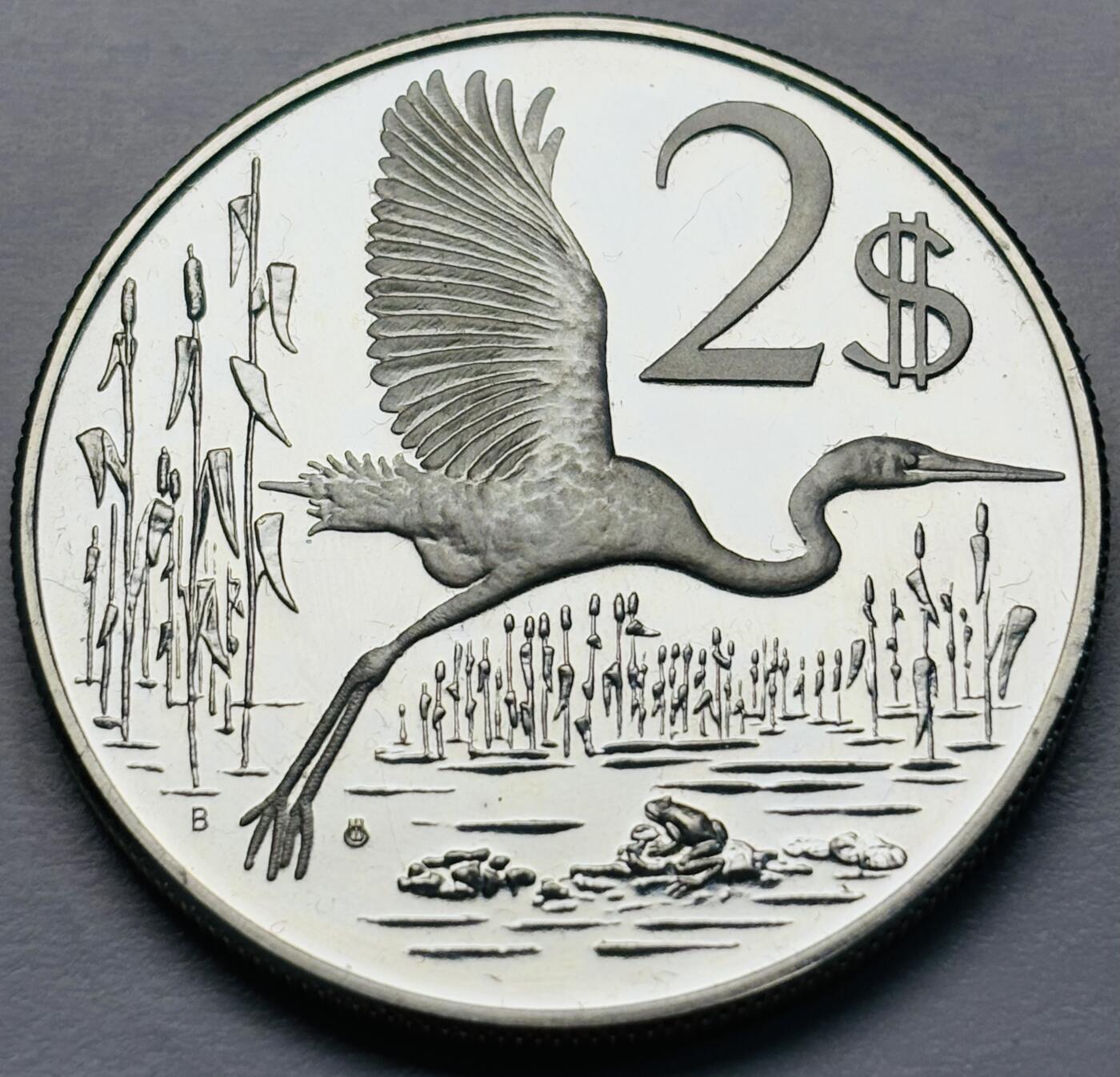 文馨钱币收藏第 283 场，【大雪鉴珍，寒英缀金】金银纪念币精品场，诚邀您的参与【长期接代拍品】 全新 1976 年英属开曼群岛 2 元精制大银币，29.45 克 925 高银