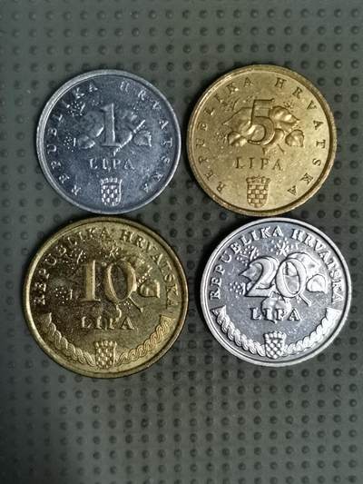 2025年第131场各国散币拍卖（总第131场） - 克罗地亚4枚